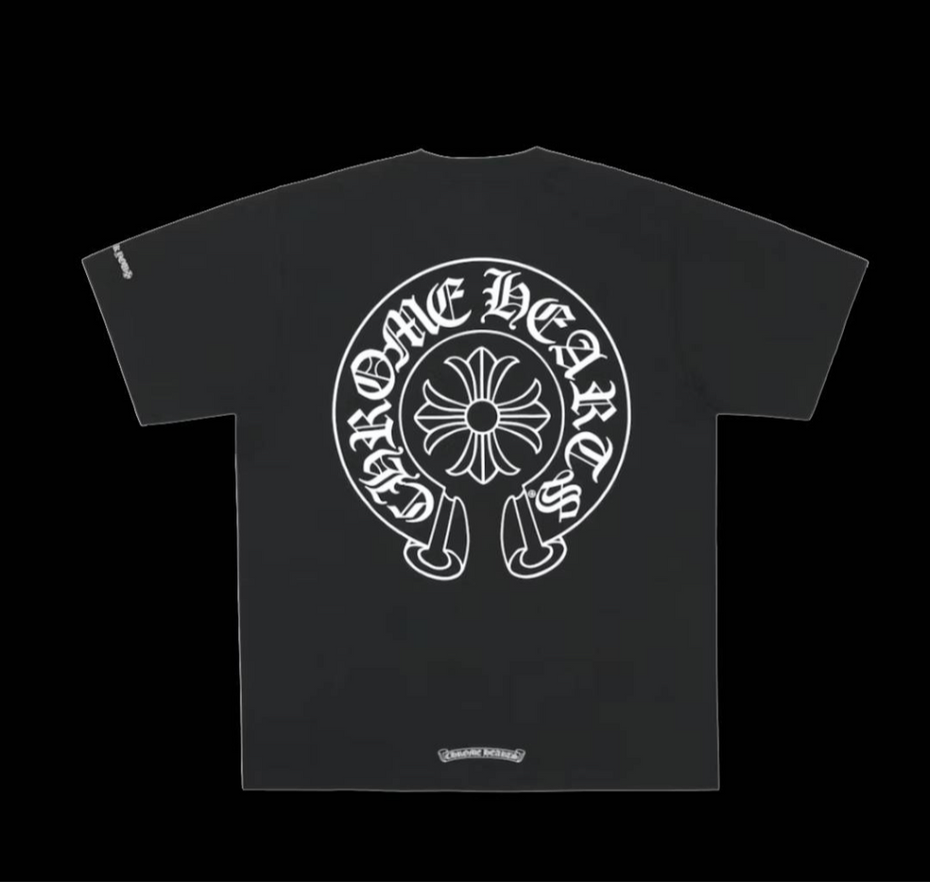 Chr0me <3 Horseshoe Logo, Pocket T-Shirt